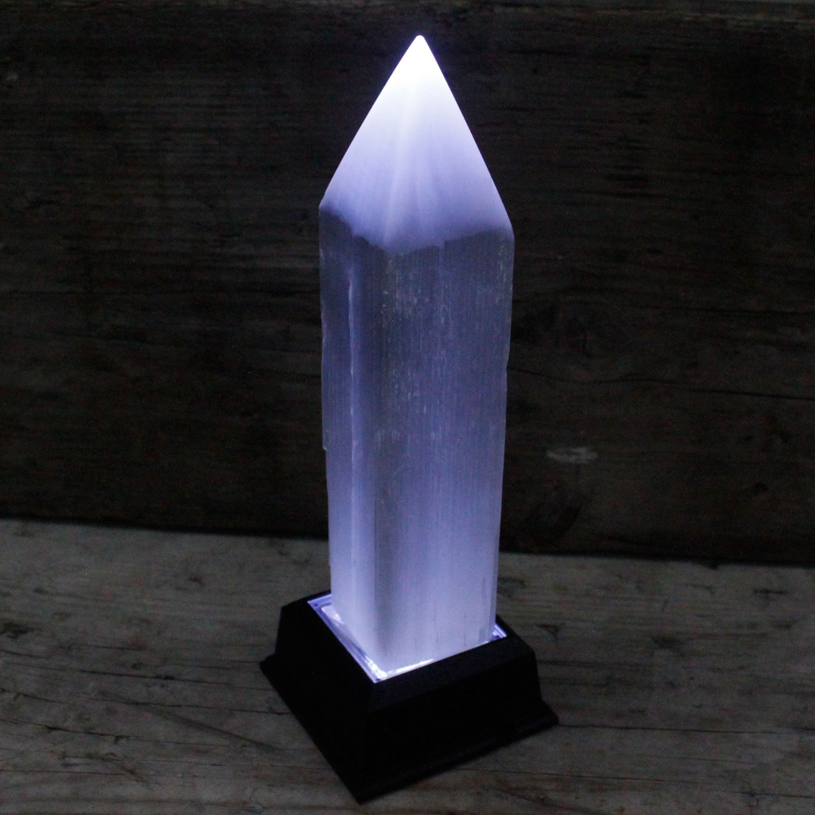 Selenite Pencil Point Tower - 20 cm - Image 4