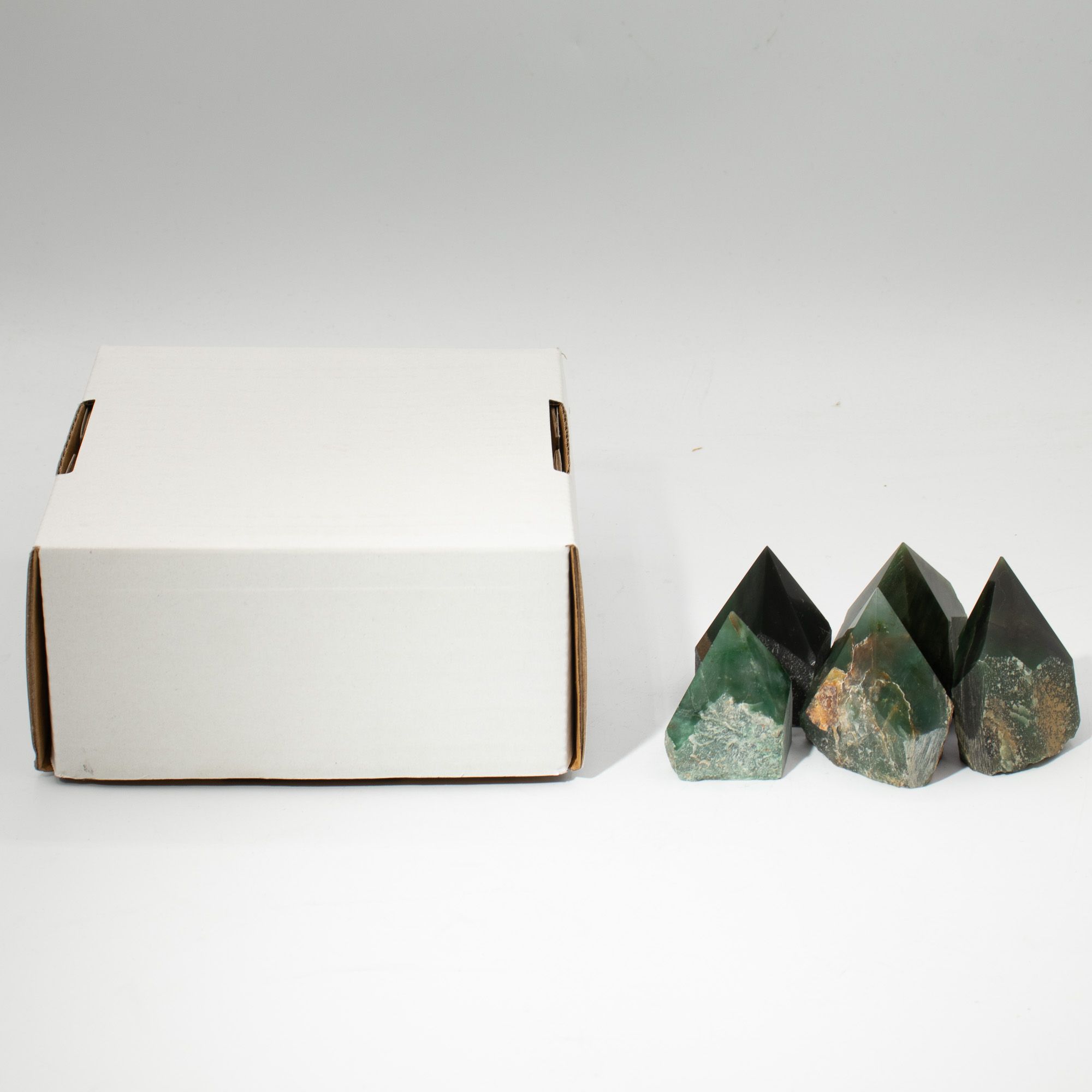 Gemstone Top Polished Points - Green Aventurine (approx 5-6 pieces) - Image 3