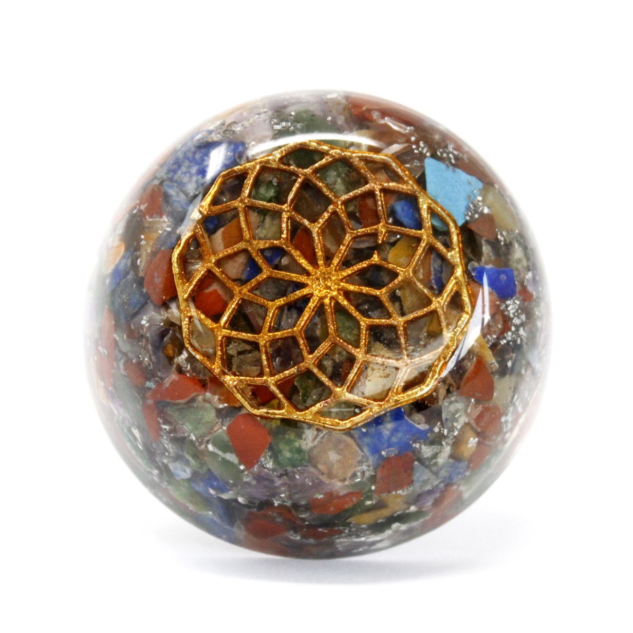 Orgonite Desk Power Packs - Multi Stone Dome - Image 4