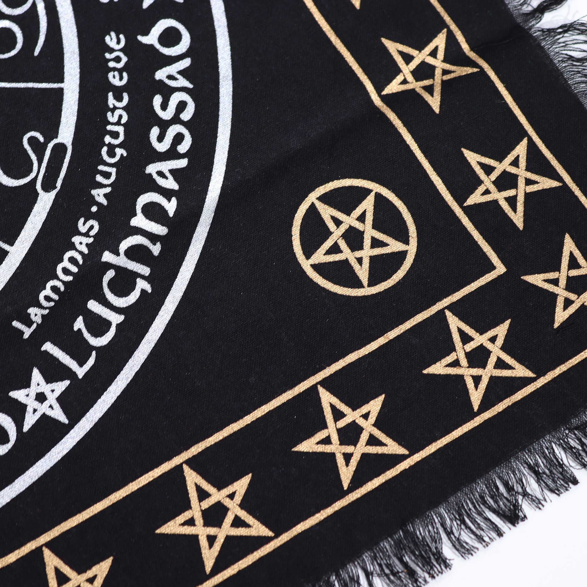 Esoteric Fringed Altar Cloth - Life Death Rebirth - Image 3