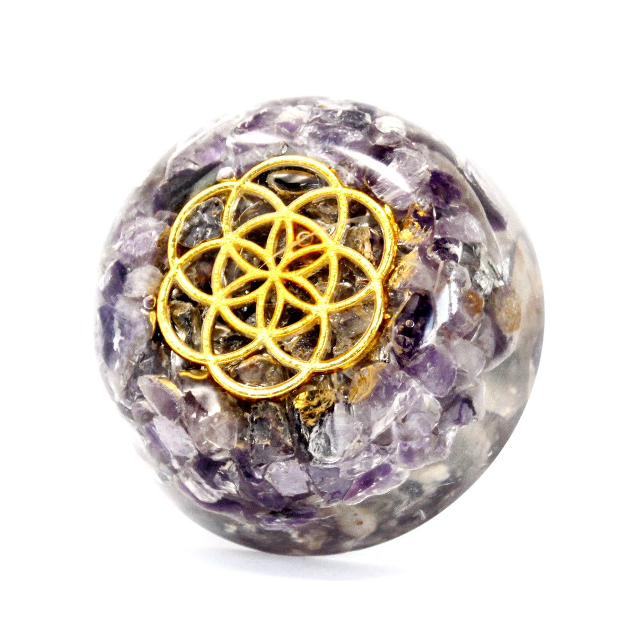 Orgonite Desk Power Packs - Amethyst Dome - Image 5