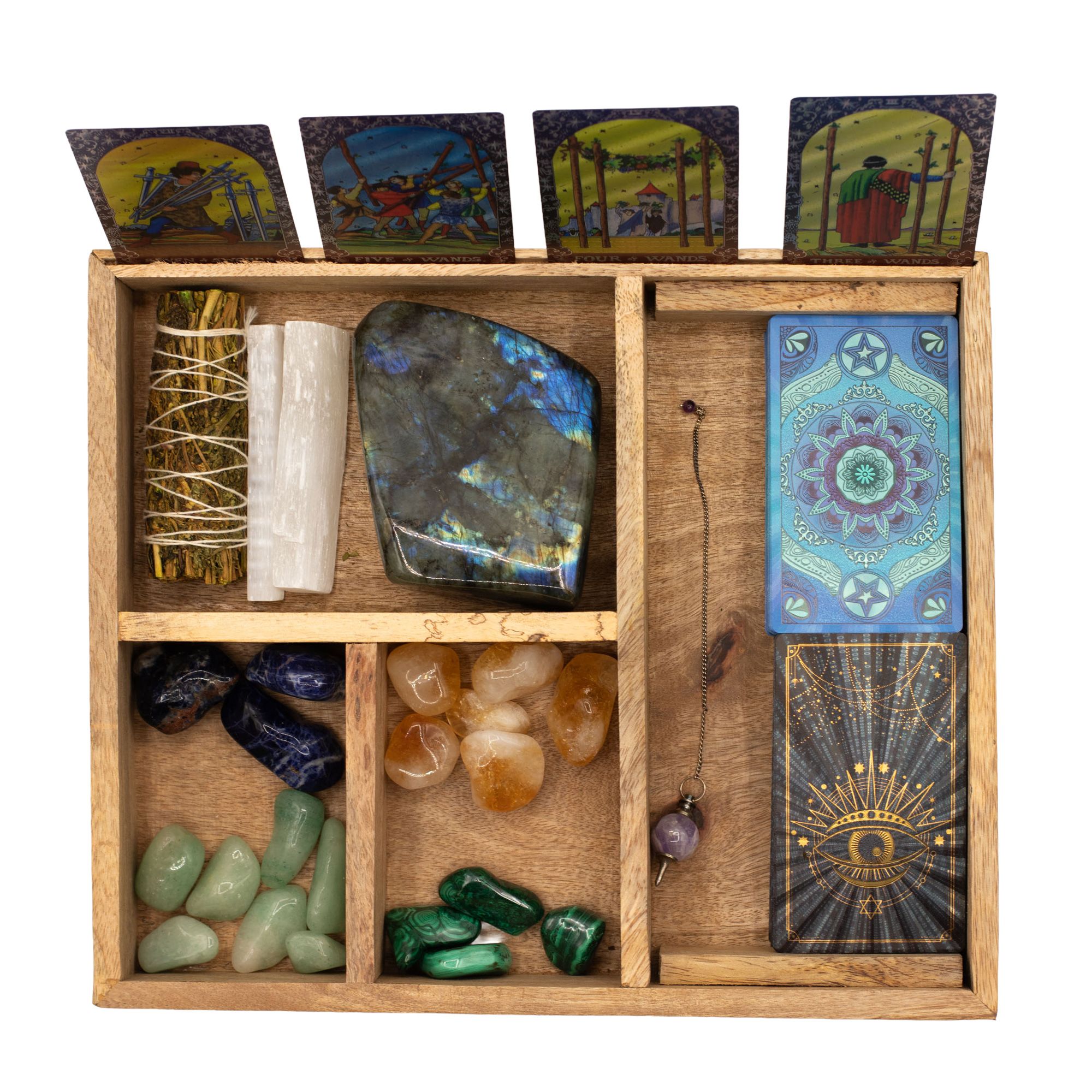 Four Section Tarot Box with Card Holder - Image 7