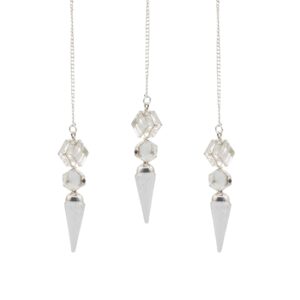 The Architect of Clarity - Three Piece Pendulum - Crystal Quartz