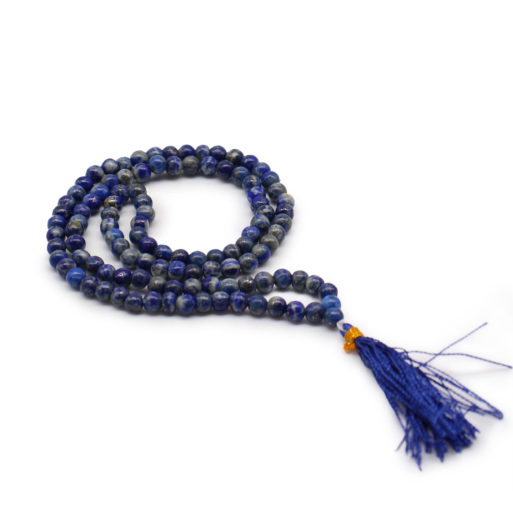 108 Bead Mala - Lapis - Image 6
