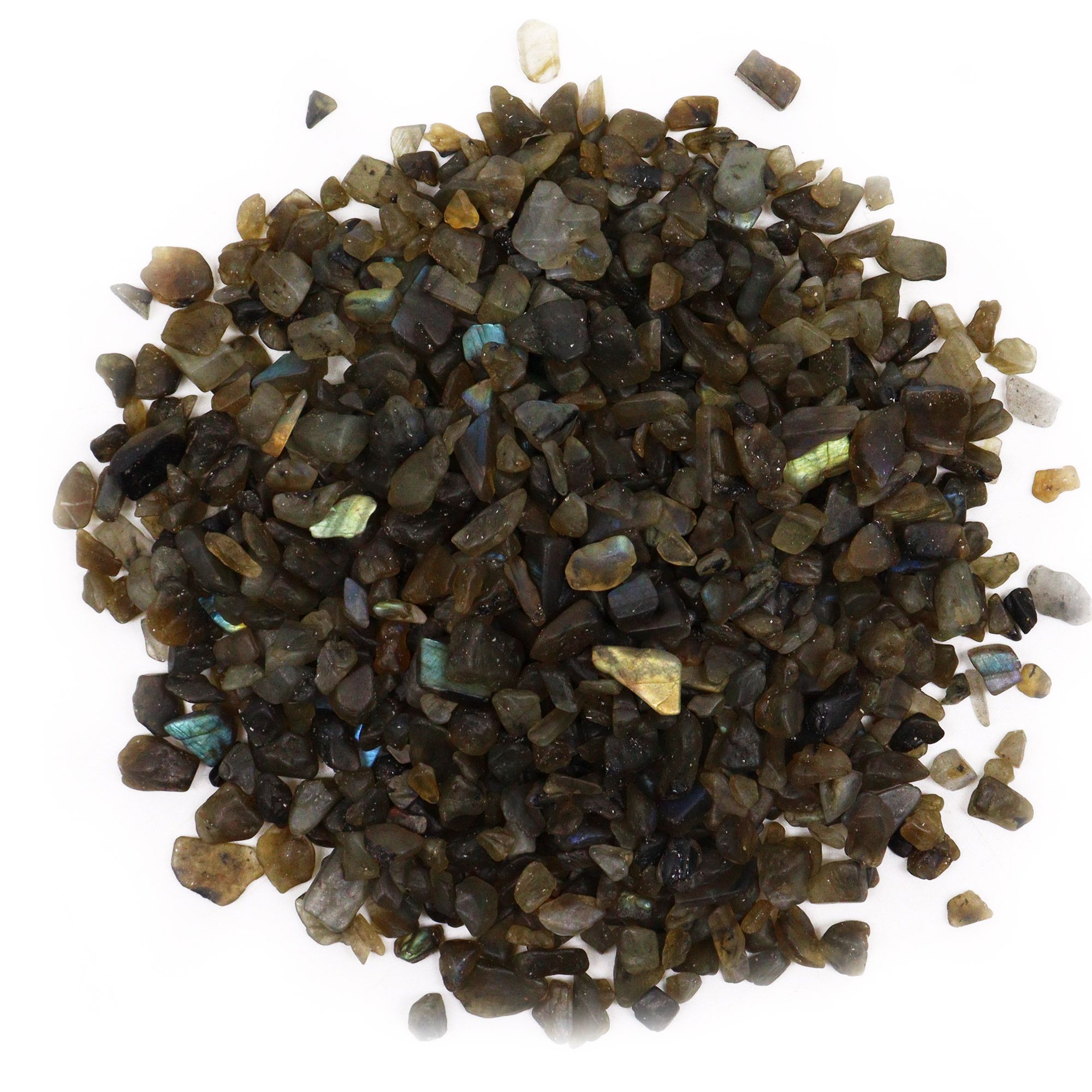 Labradorite Chips Gemstone Chips Bulk - 1KG - Image 3