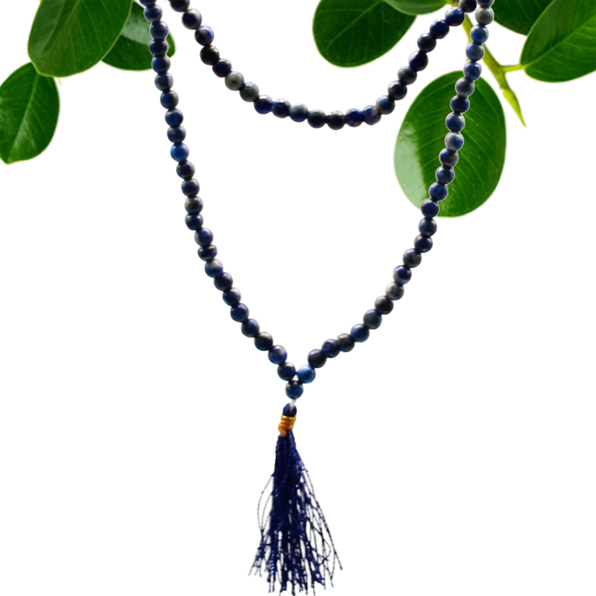 108 Bead Mala - Lapis - Image 3