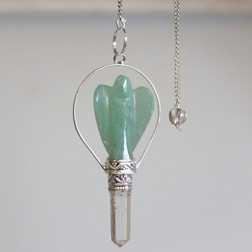 Angel Pendulum with Ring- Green Adventurine - Image 3