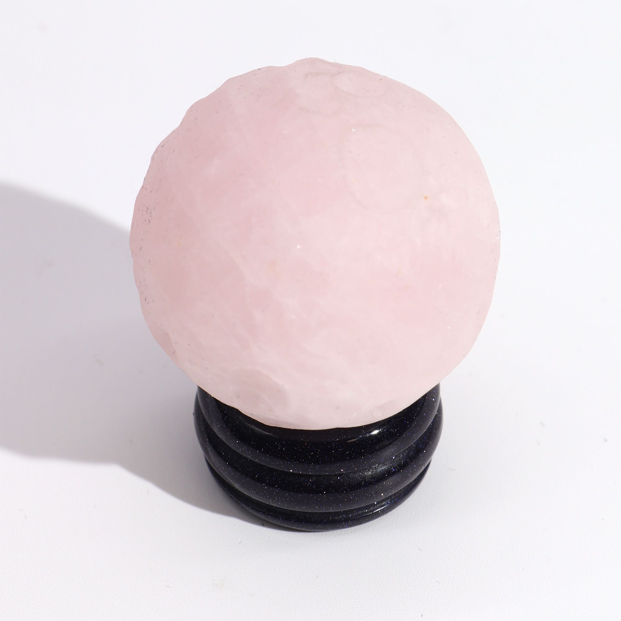 Rose Quartz Planet on a Sola Goldstone Stand (VENUS) - Image 10