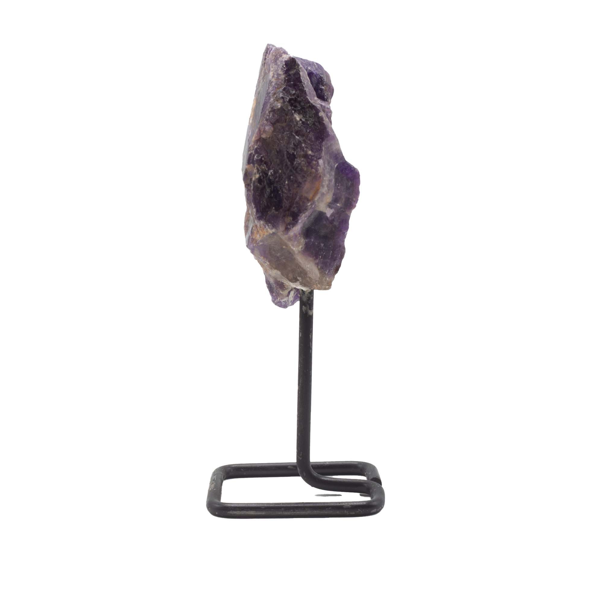 Mineral Specimen on Metal Stand - Amethyst - Image 5