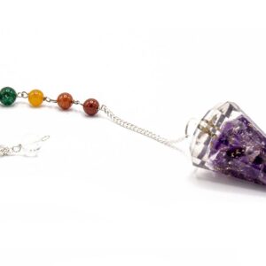 Orgonite Power Chakra Pendulum - Angel Wing