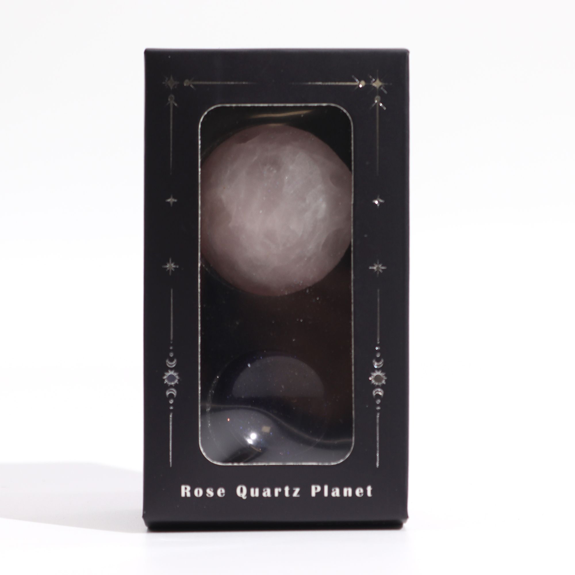 Rose Quartz Planet on a Sola Goldstone Stand (VENUS) - Image 2
