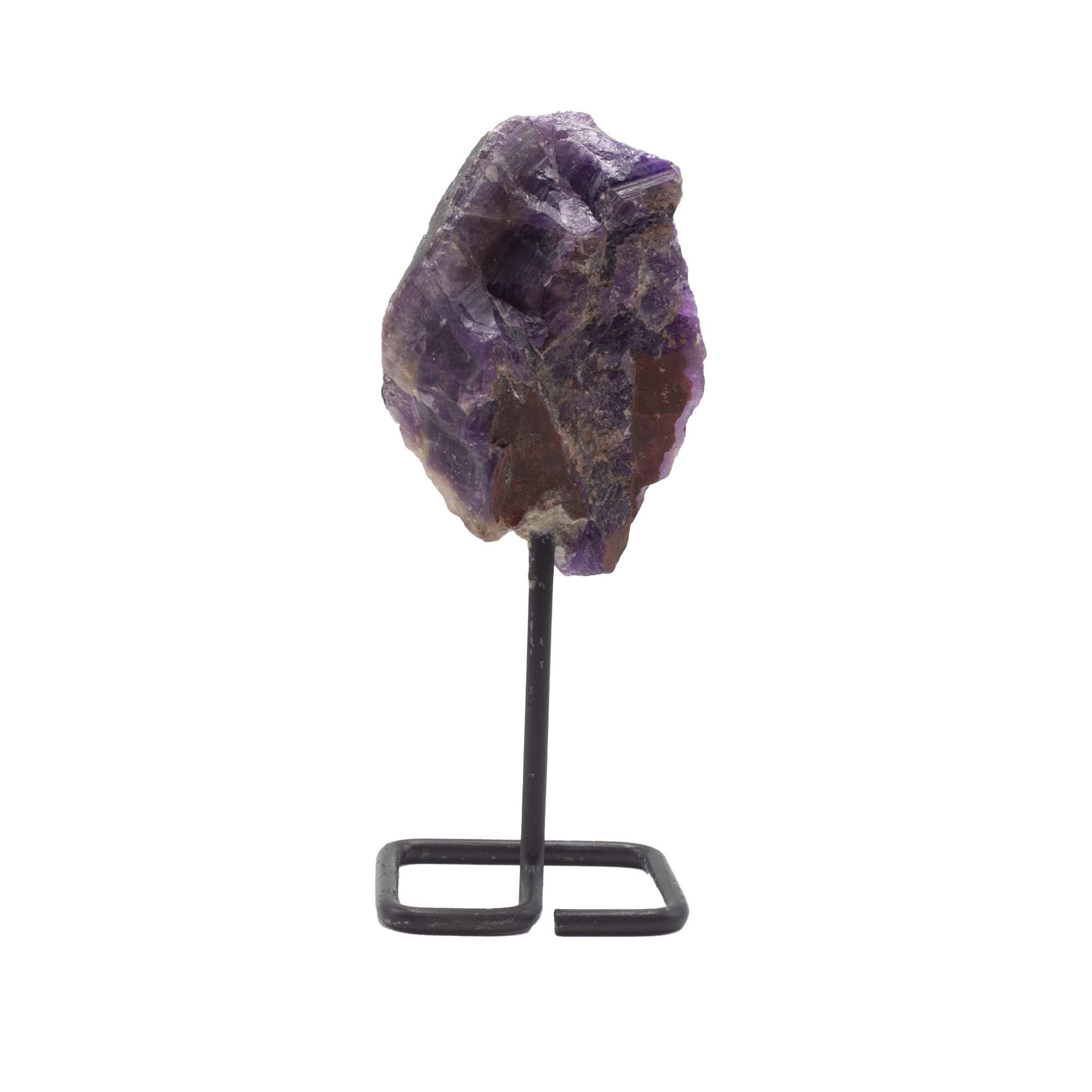 Mineral Specimen on Metal Stand - Amethyst - Image 6