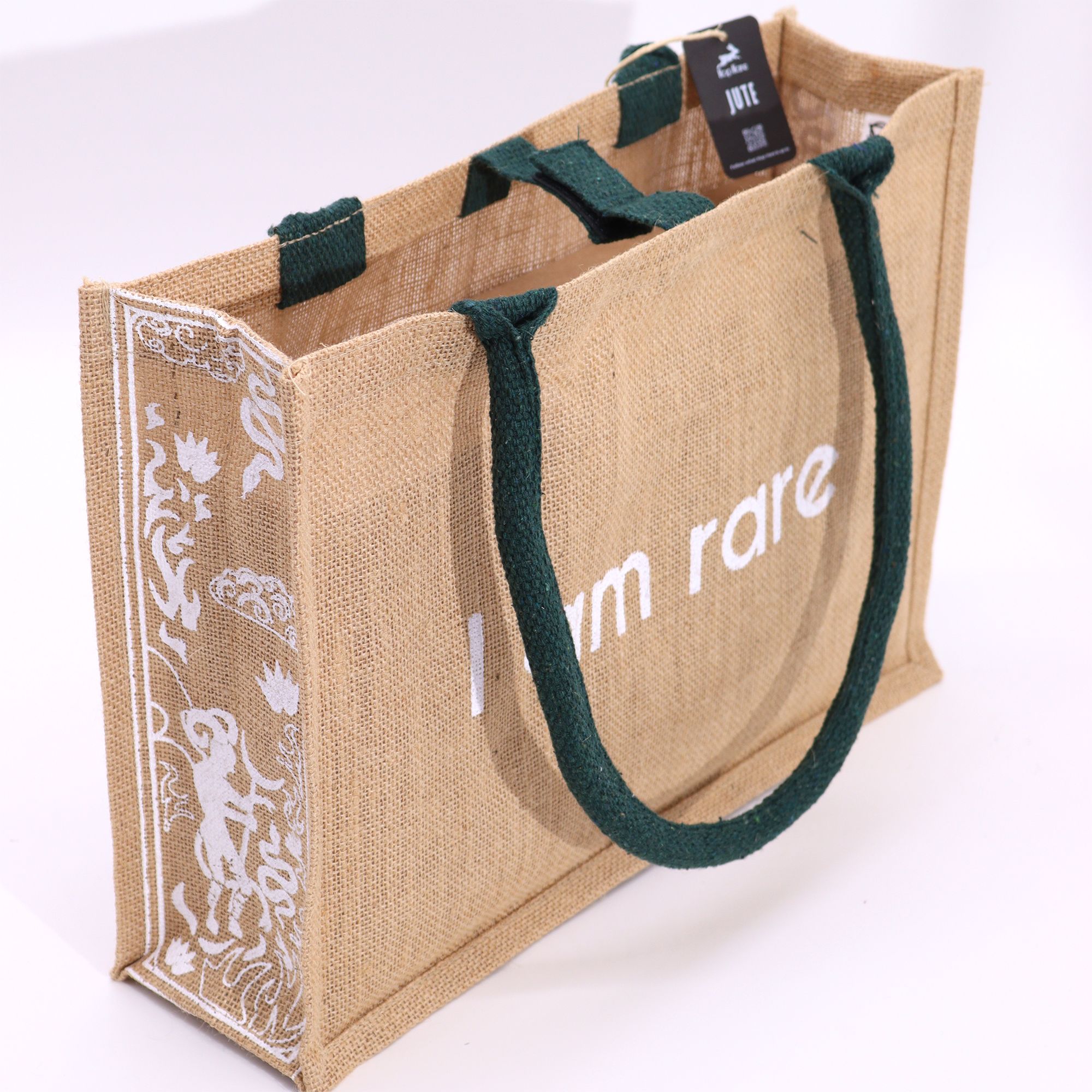 Hop Hare Jute Big Bag - I am Rare - Image 2