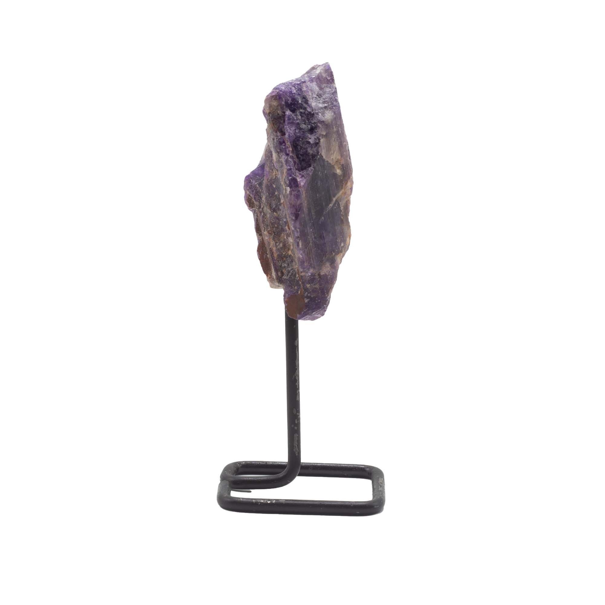 Mineral Specimen on Metal Stand - Amethyst - Image 7