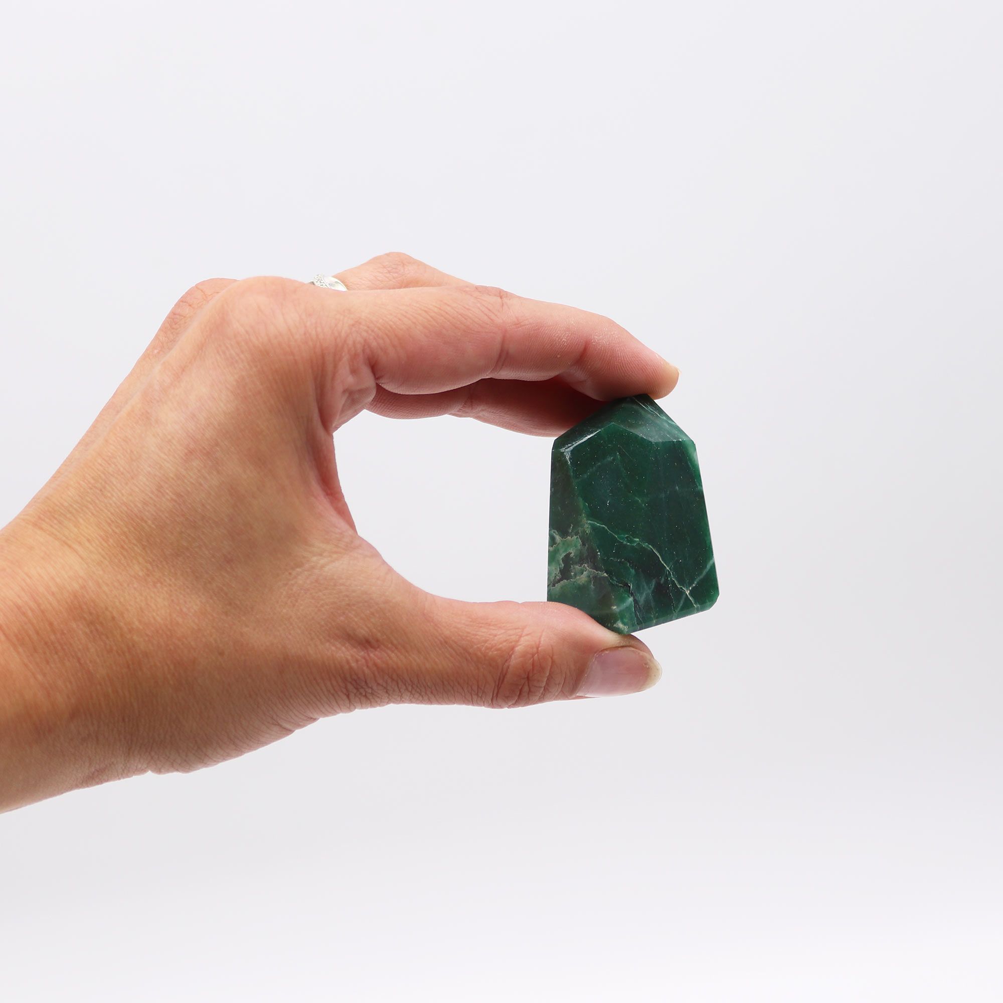 Gemstone Points approx 6cm (0.5KG) - Indian Jade (approx 8 pieces) - Image 4
