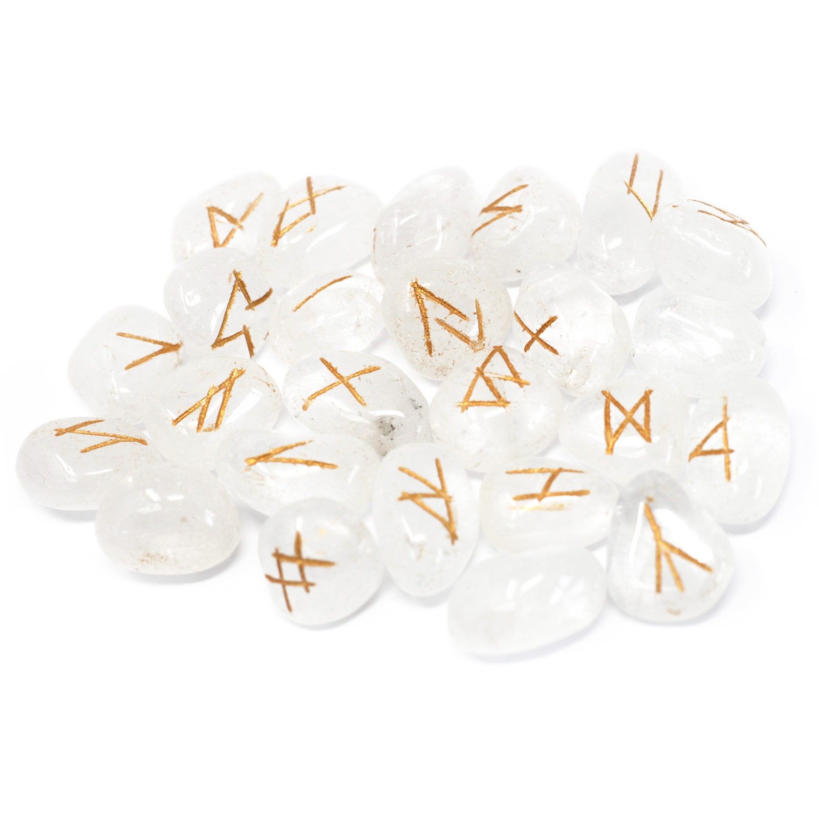 Runes Stone Set in Pouch - Crystal - Image 2