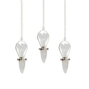 Celestial Guide - Two Piece Angel Pendulum - Chakra Band - Clear Quartz