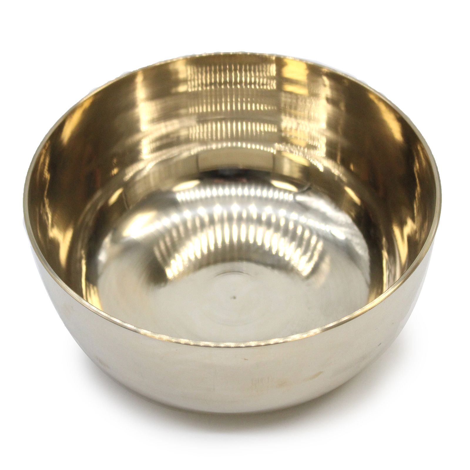 Large Brass Sing Bowl - 17cm - Image 2