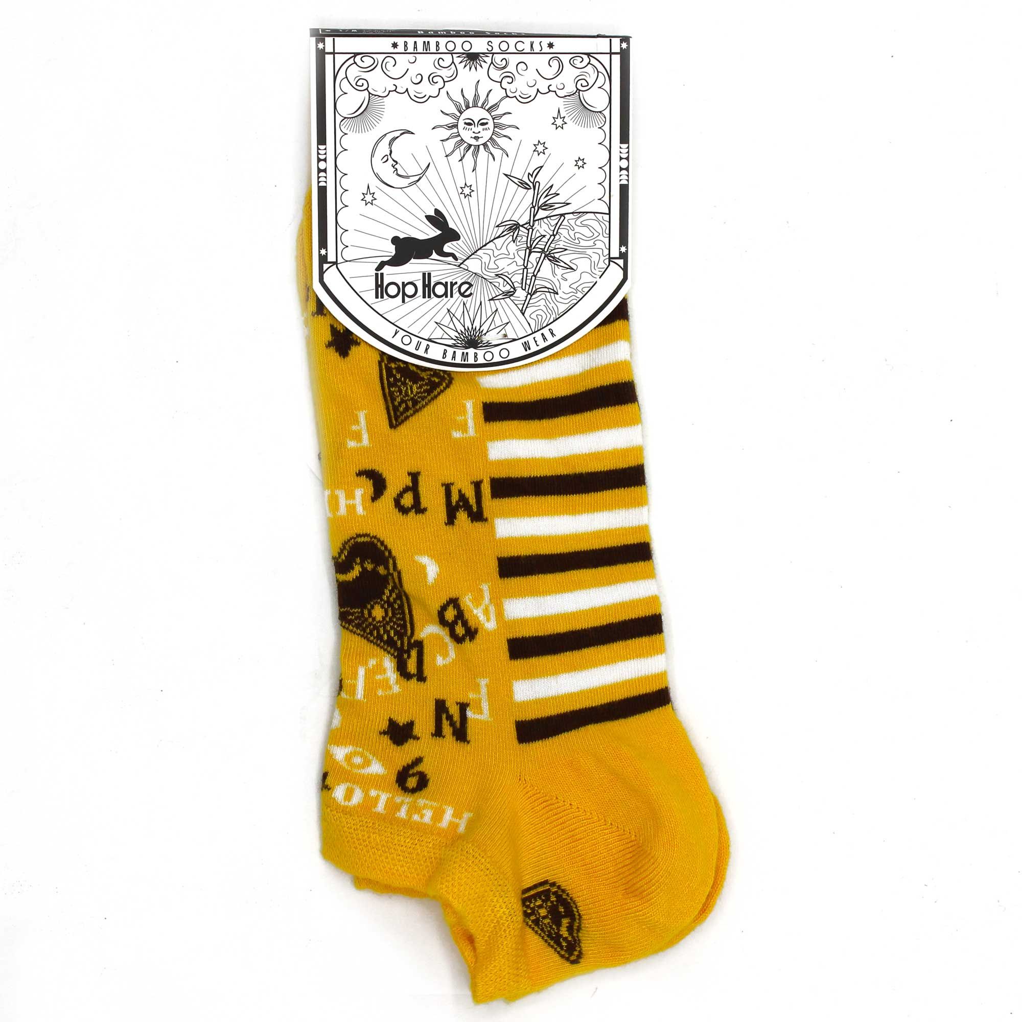 S/M Hop Hare Bamboo Socks Low (3.5-6.5) - Ouija Board - Image 3