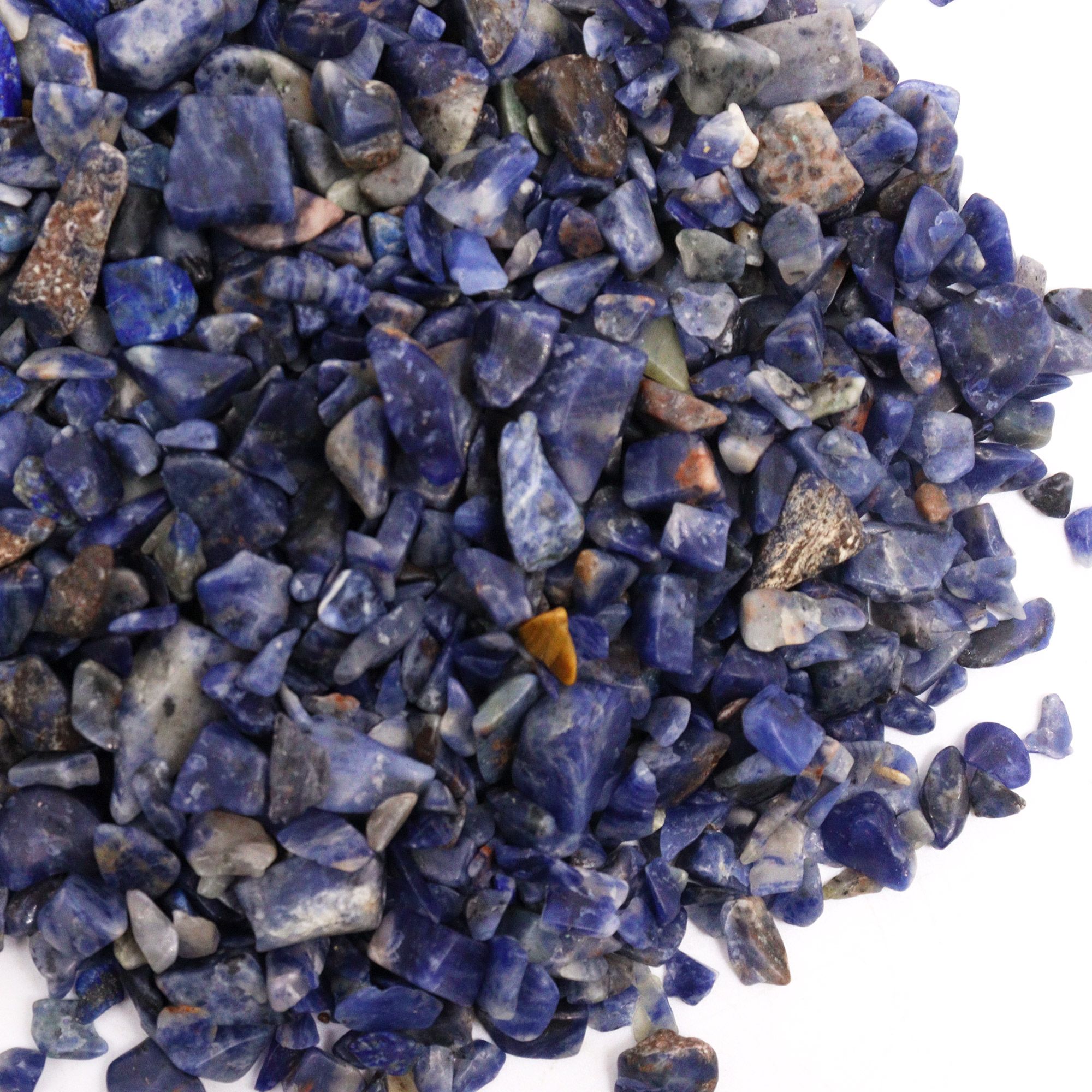 Sodalite Chips Gemstone Chips Bulk - 1KG - Image 3