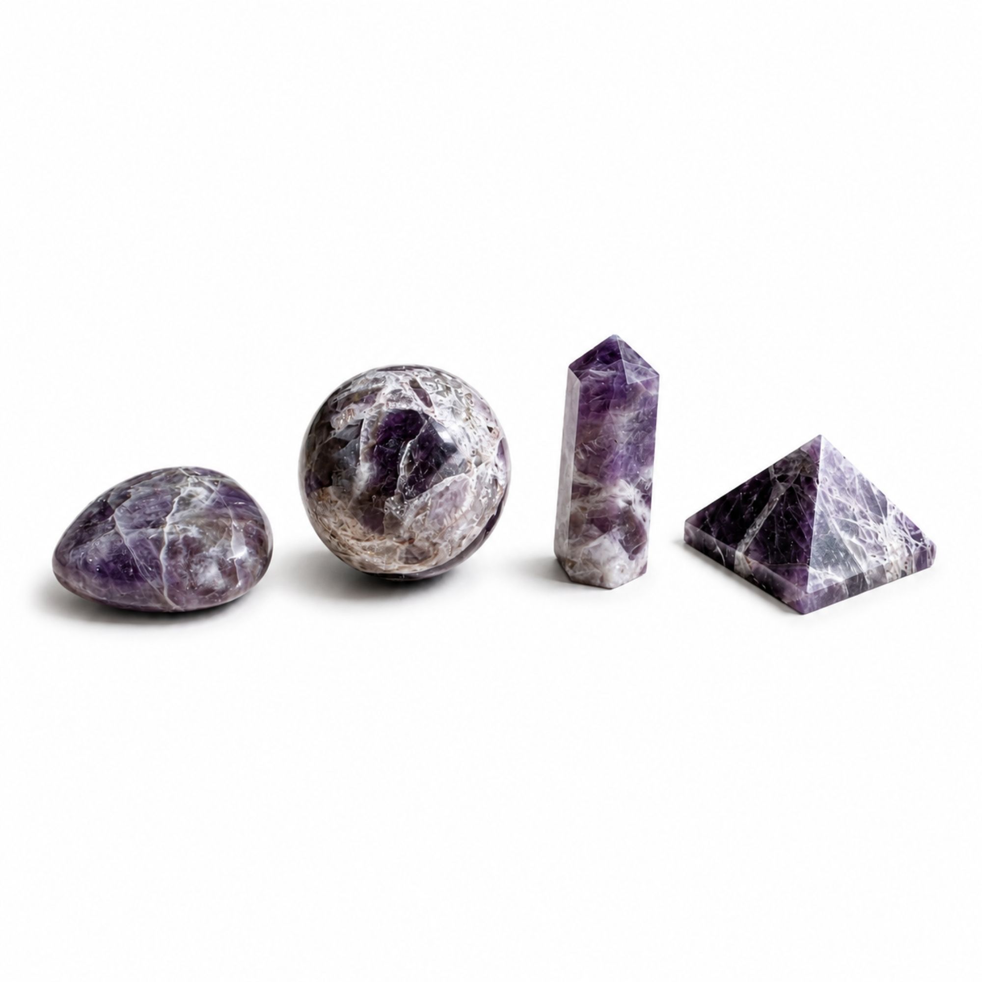 Four Gemstone Shapes - Amethyst - Image 5