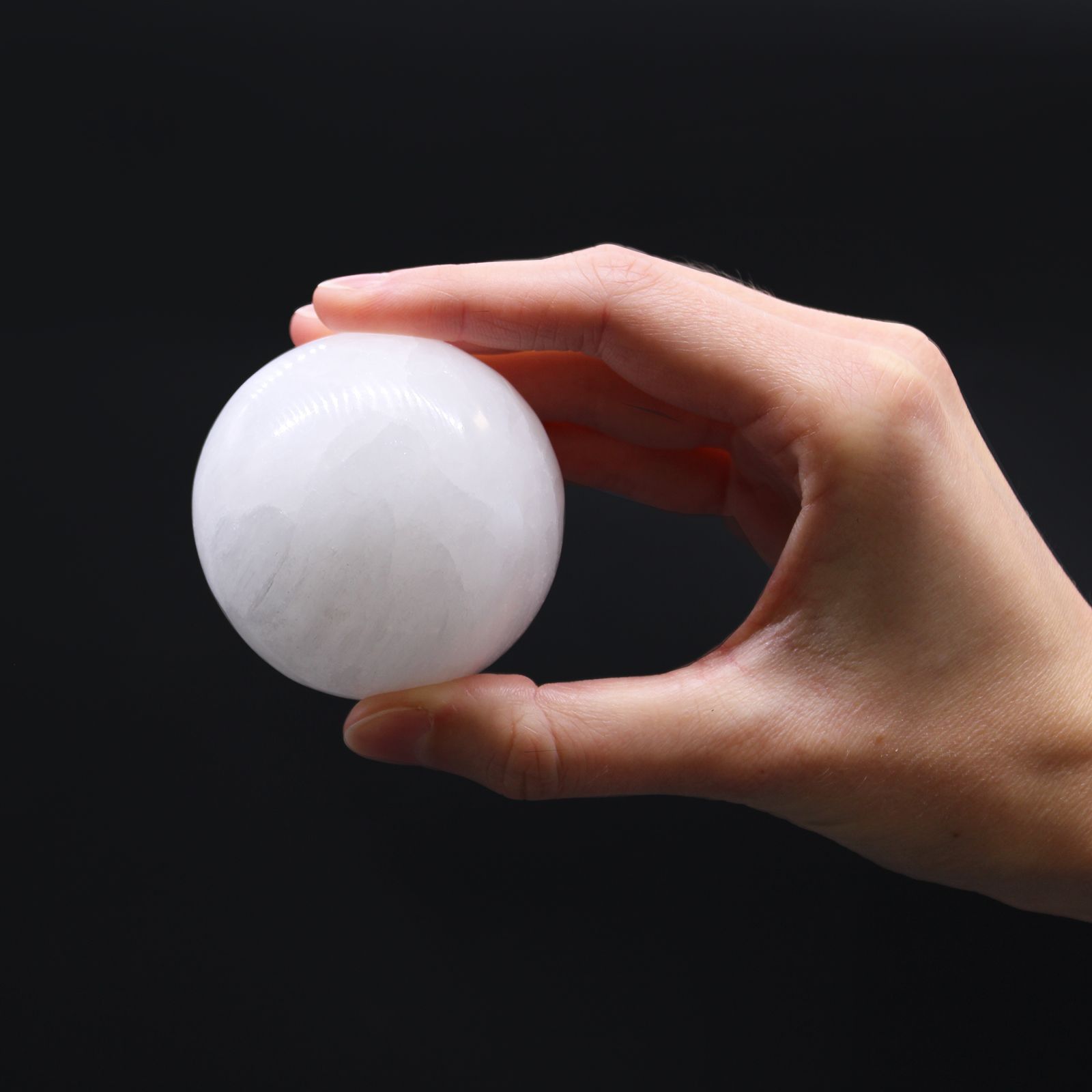 Selenite Sphere - 5-6 cm - Image 2