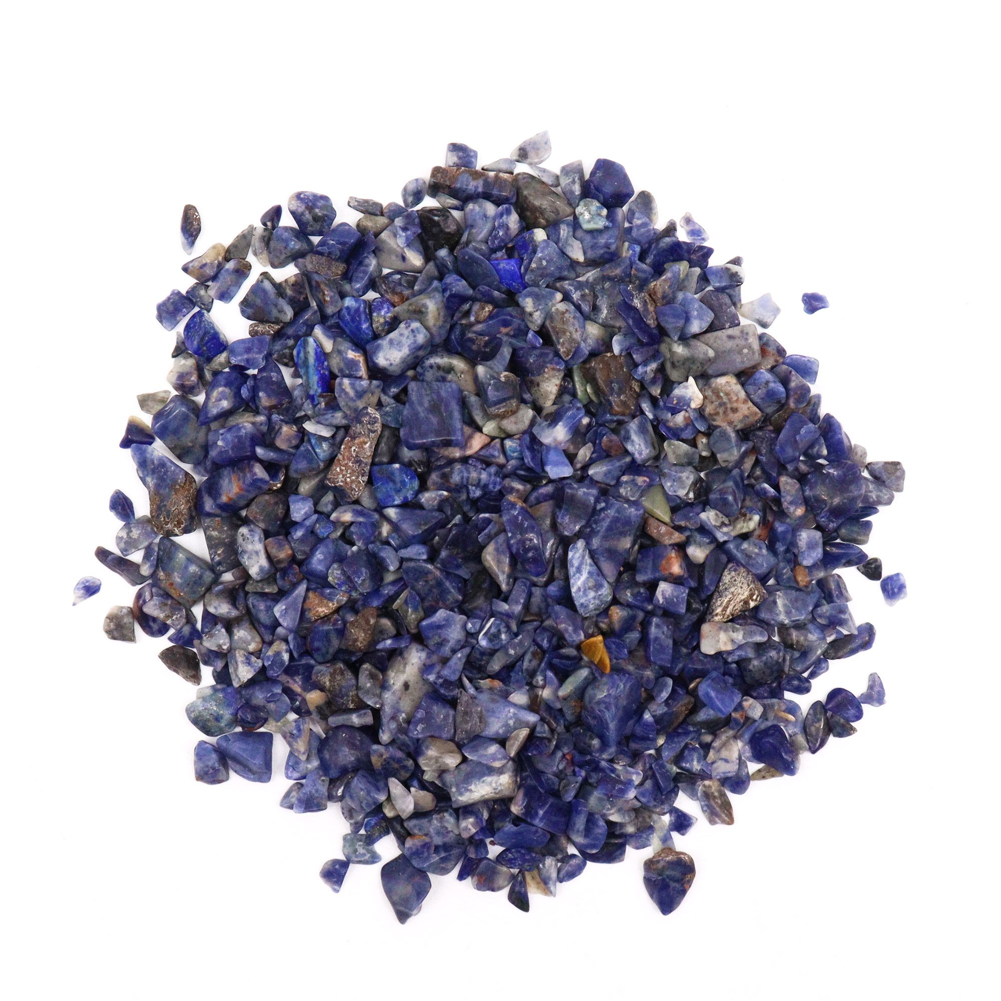Sodalite Chips Gemstone Chips Bulk - 1KG - Image 4