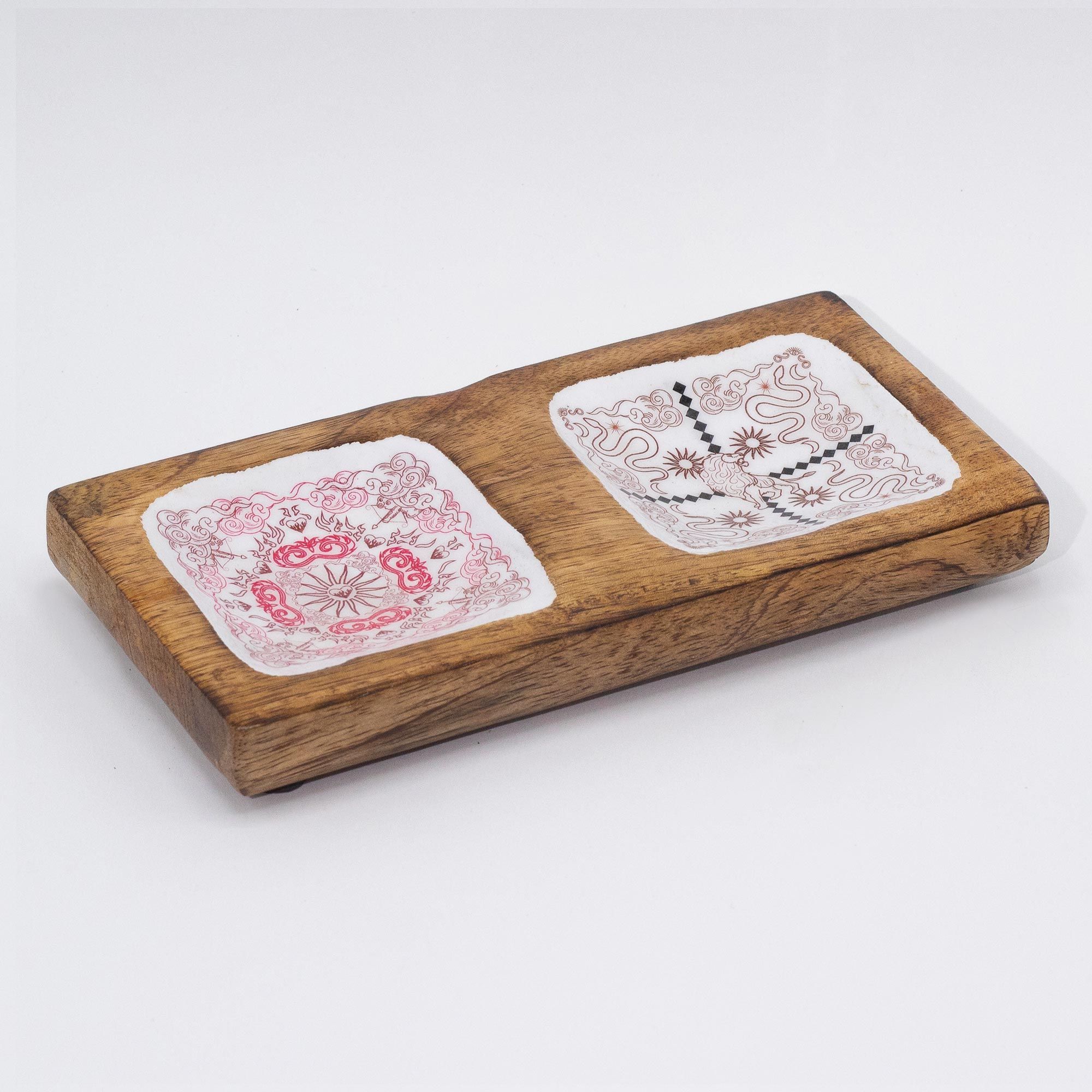 Hop Hare Enameled Double Trinket Tray - Cupid & Lion - Image 4