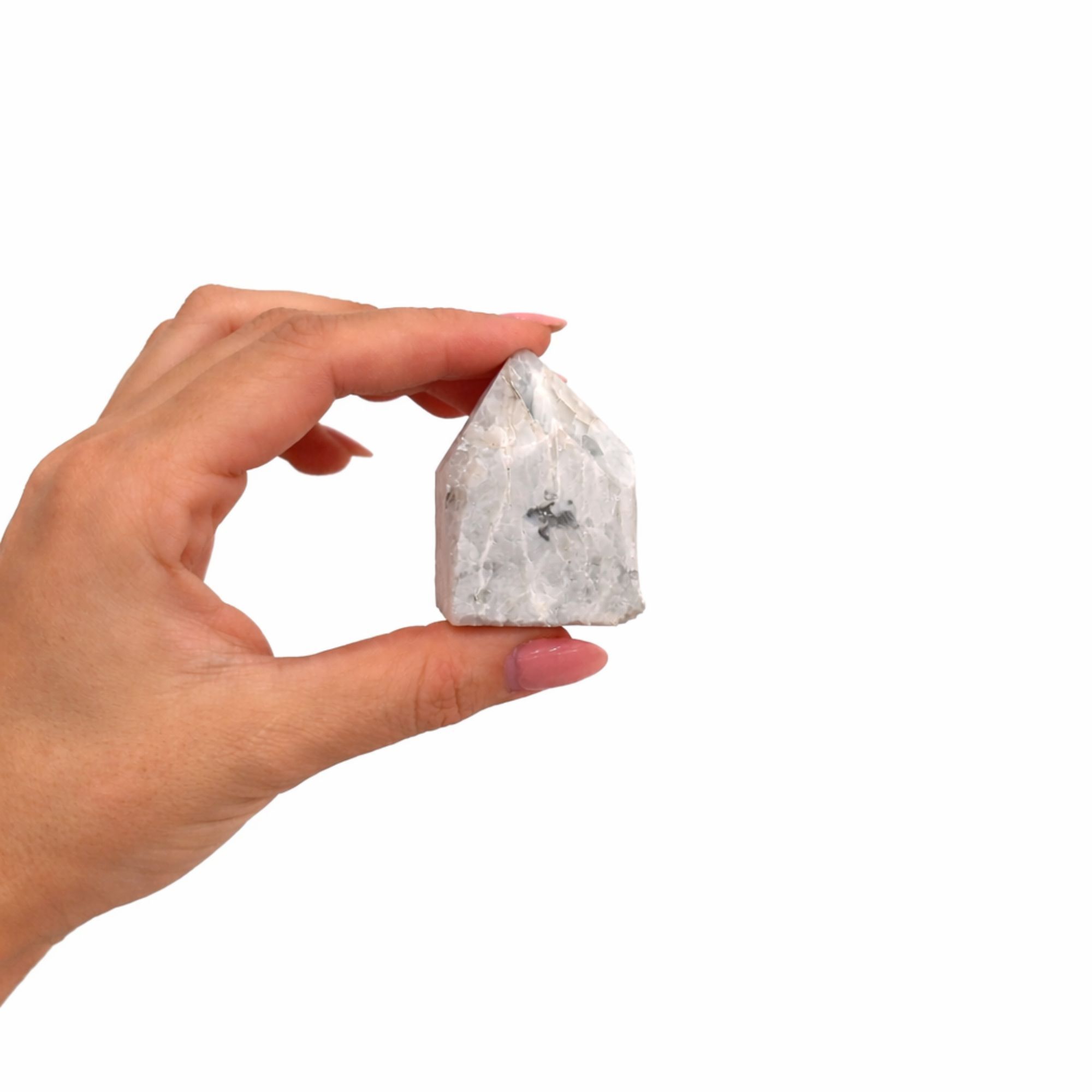 Gemstone Top Polished Points - Rainbow Moonstone (approx 5-6 pieces) - Image 2