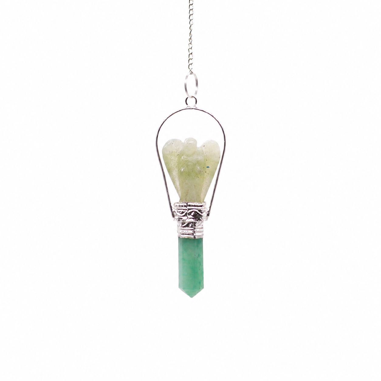 Angel Pendulum with Ring- Green Adventurine - Image 2