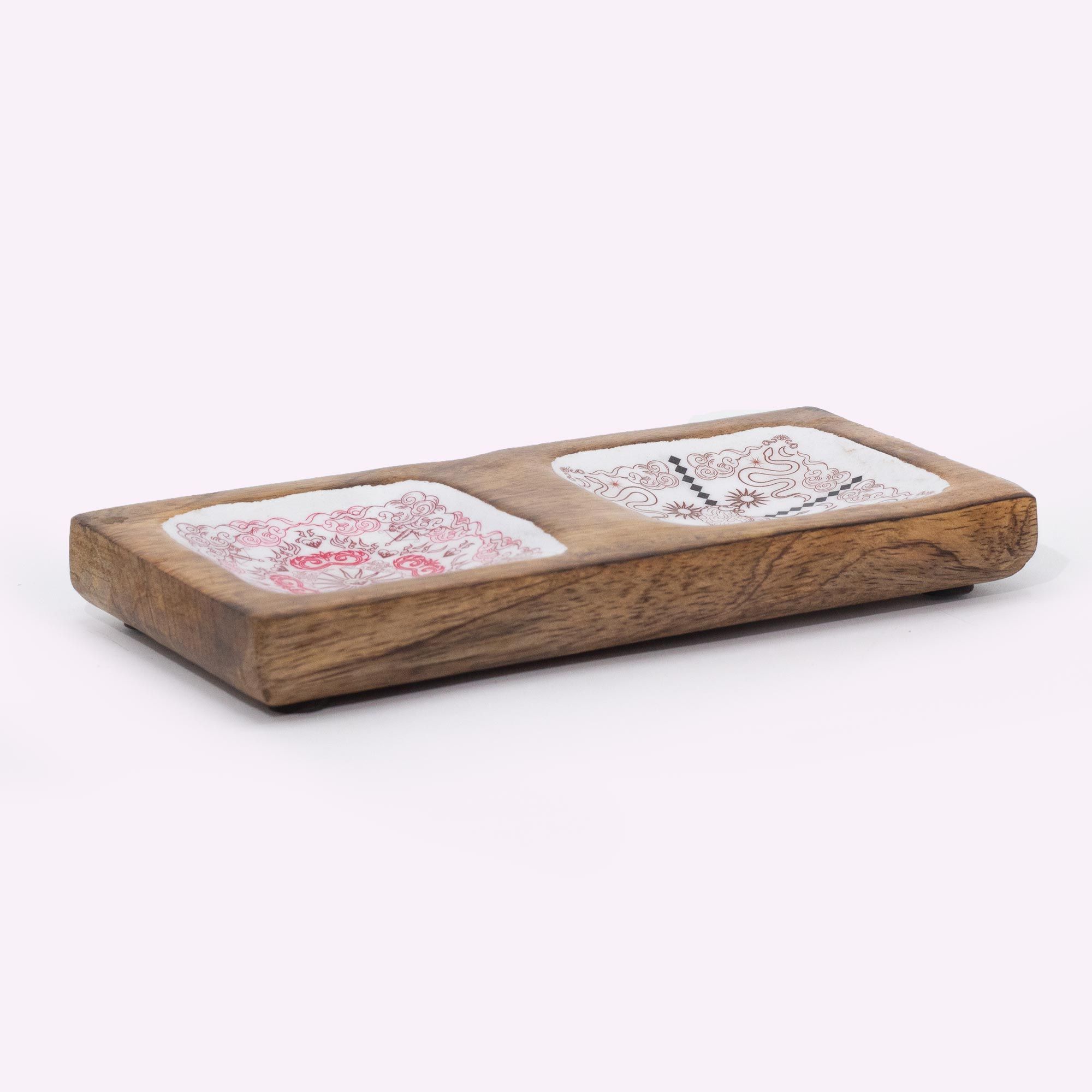 Hop Hare Enameled Double Trinket Tray - Cupid & Lion - Image 3