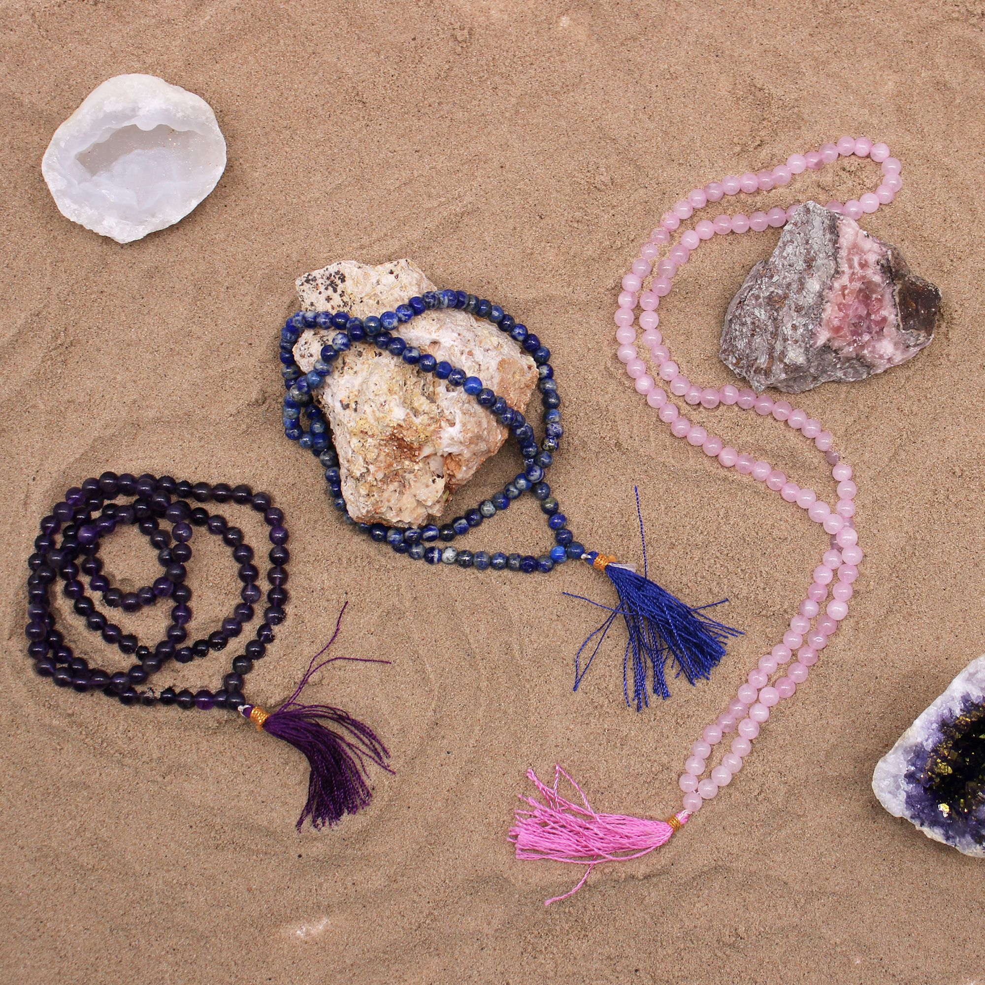 108 Bead Mala - Amethyst - Image 5