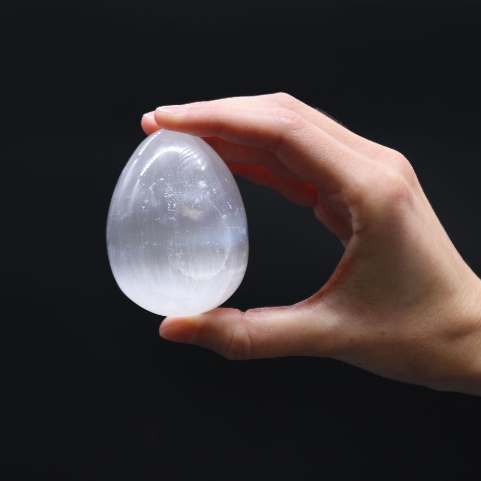 Selenite Egg - 5 - 6 cm - Image 3