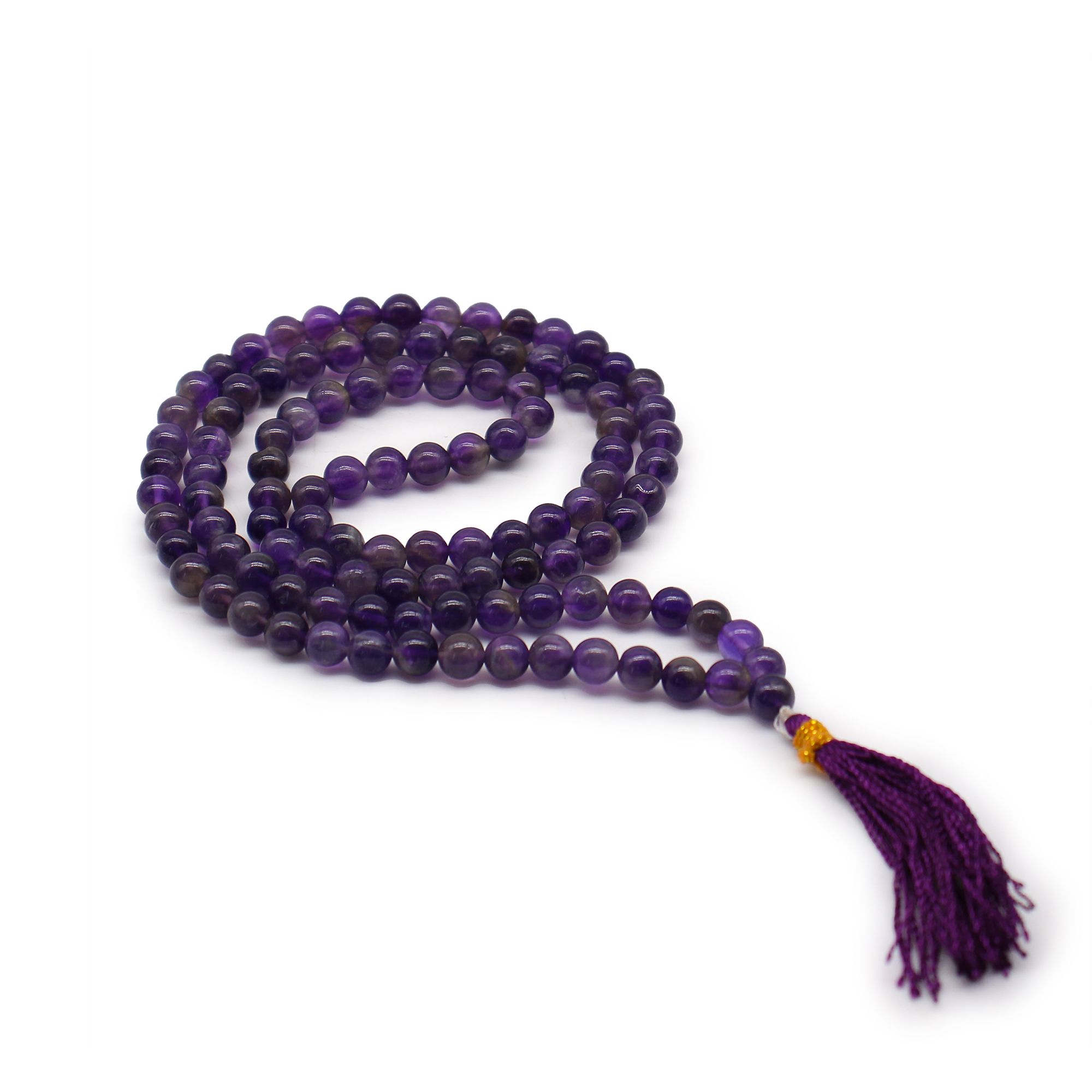 108 Bead Mala - Amethyst - Image 4