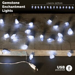 Gemstone Enchantment Lights - Rock Quartz