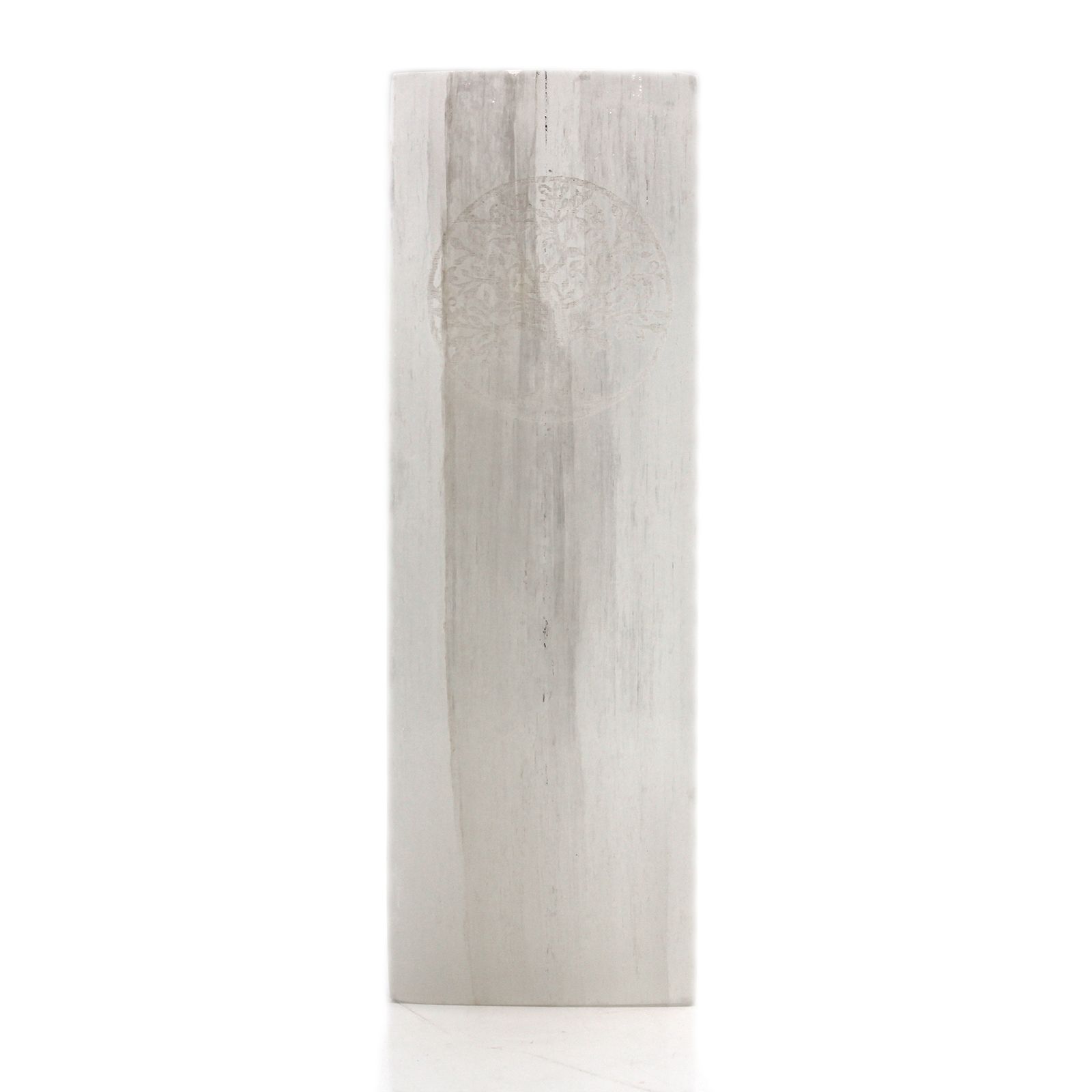 Selenite Block Lamp 25cm - Tree of Life - Image 4