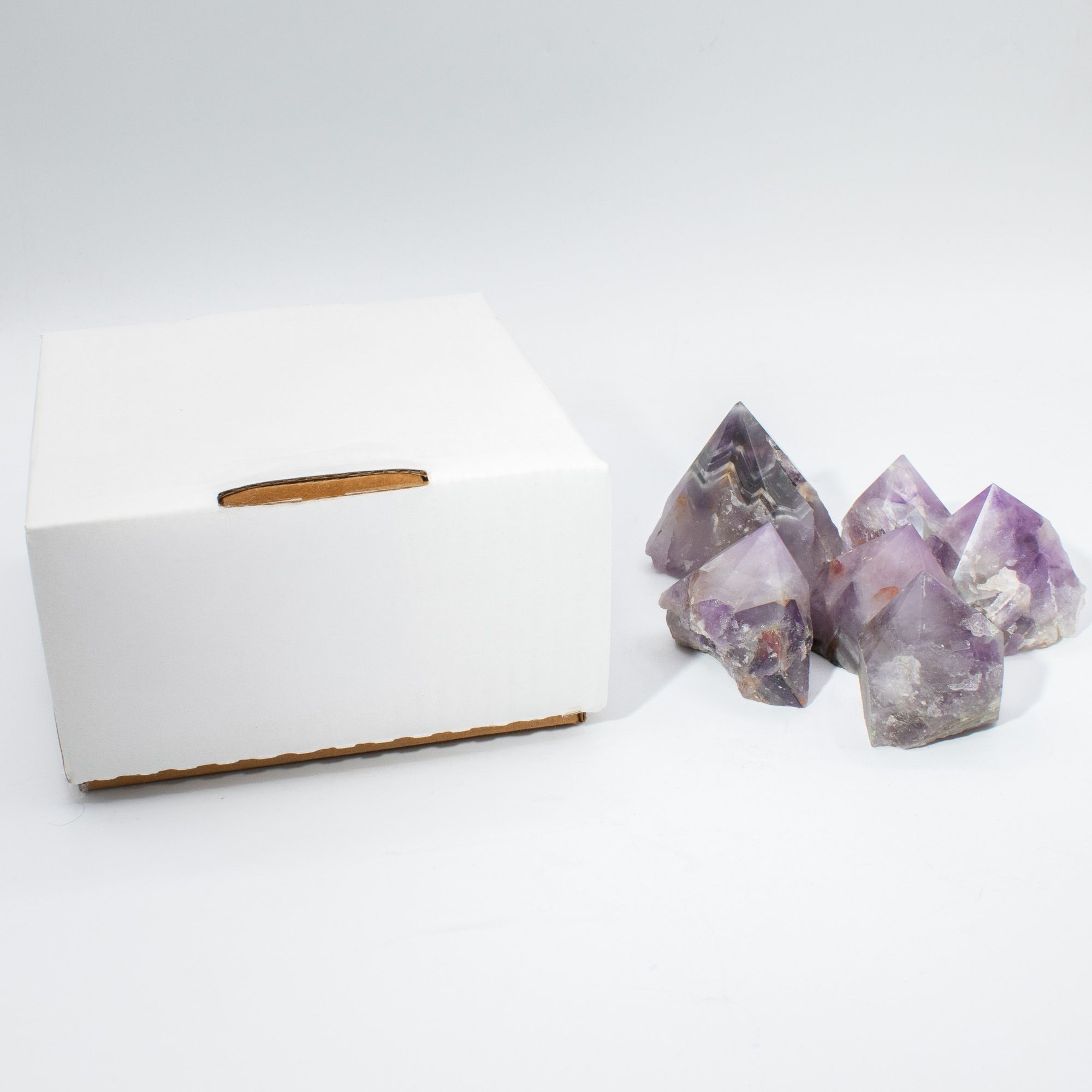 Gemstone Top Polished Points - Amethyst A grade (approx 5-6 pieces) - Image 5