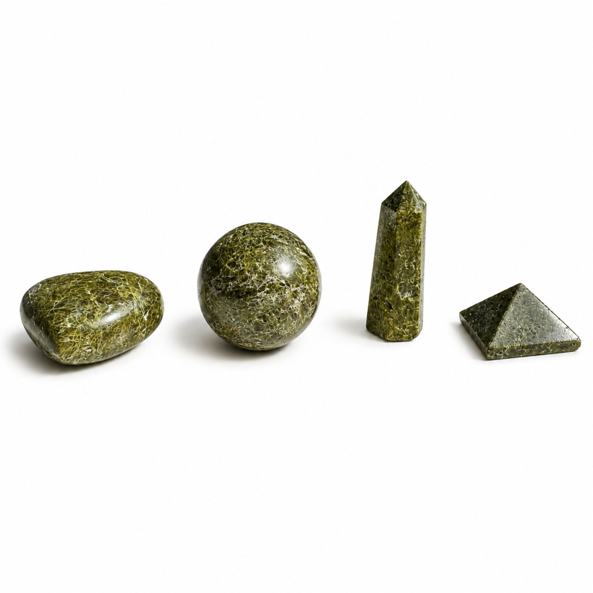 Four Gemstone Shapes - Epidote - Image 3
