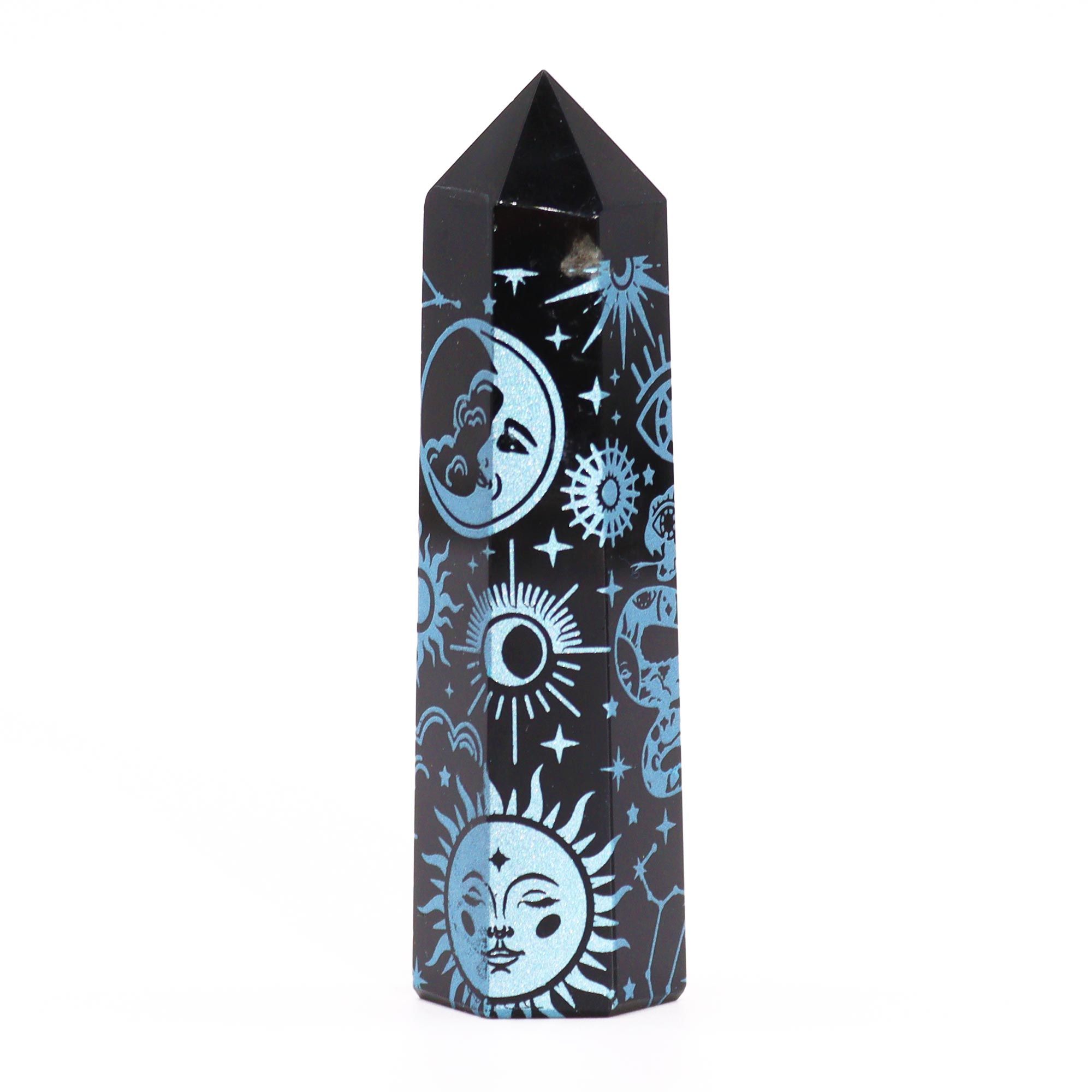 Black Obsidian Points - Mystic Story - Sky Blue - Image 8