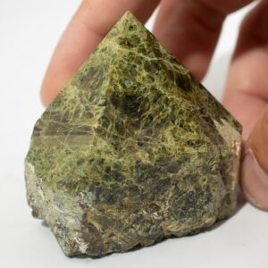 Gemstone Top Polished Points - Epidote A grade (approx 5-6 pieces)