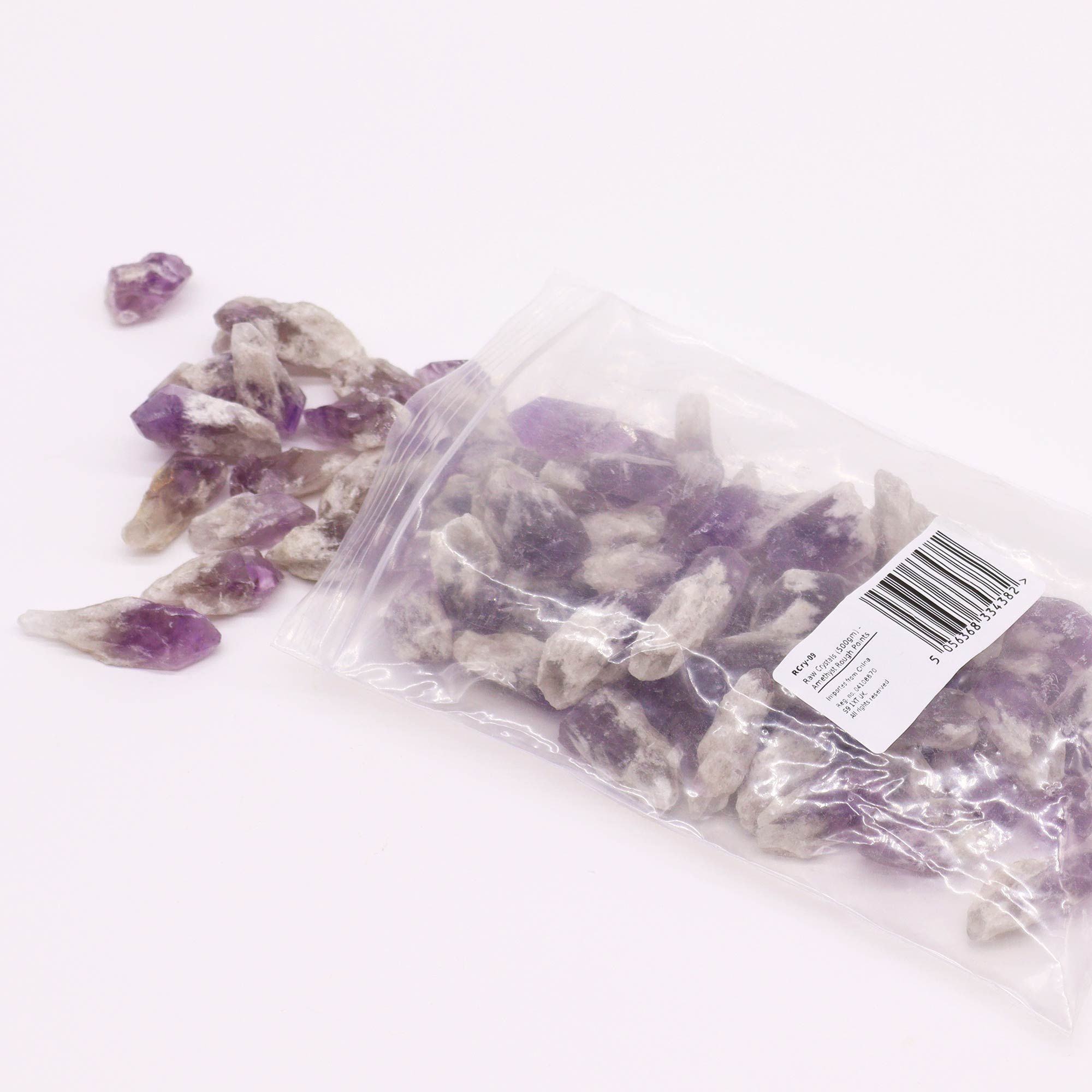 Raw Crystals (500gm) - Amethyst Rough Points - Image 3