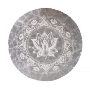 Medium Charging Plate 10cm -  Lotus Mandala