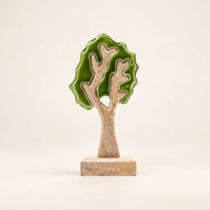 Lost in the Forrest -  Single Tree 3D Wooden Decoration - 20x10cm